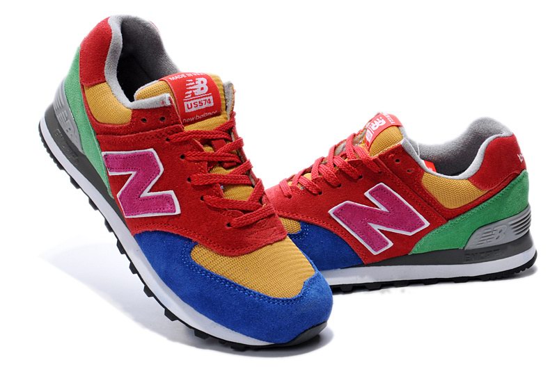 new balance rouge jaune bleu